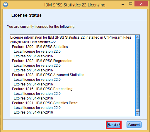 spss license authorization code